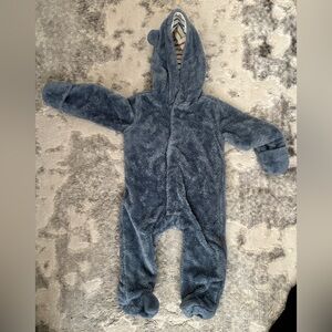 Magnetic Me Soft Blue Fleece Footie